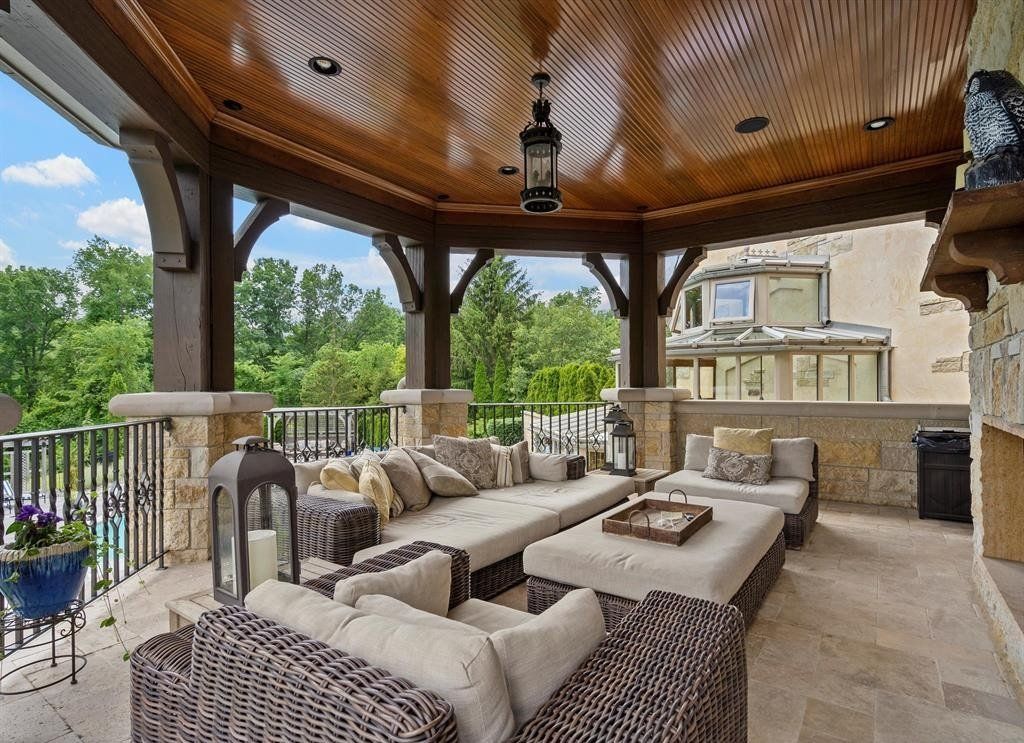 Captivating Entertainment Haven: Normandy French Tudor Estate on the Market for $6.999 Million in Michigan