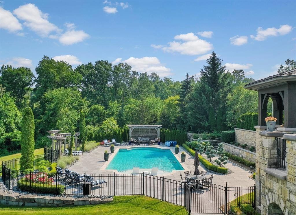 Captivating Entertainment Haven: Normandy French Tudor Estate on the Market for $6.999 Million in Michigan