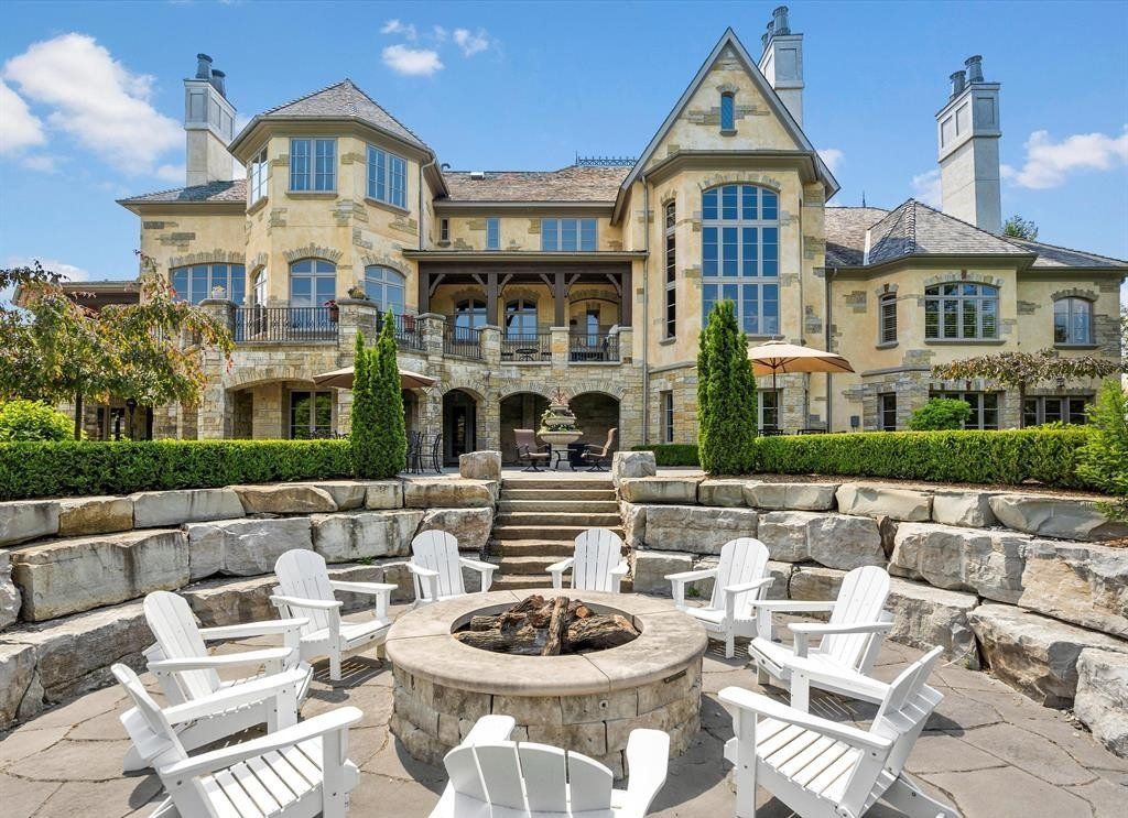 Captivating Entertainment Haven: Normandy French Tudor Estate on the Market for $6.999 Million in Michigan