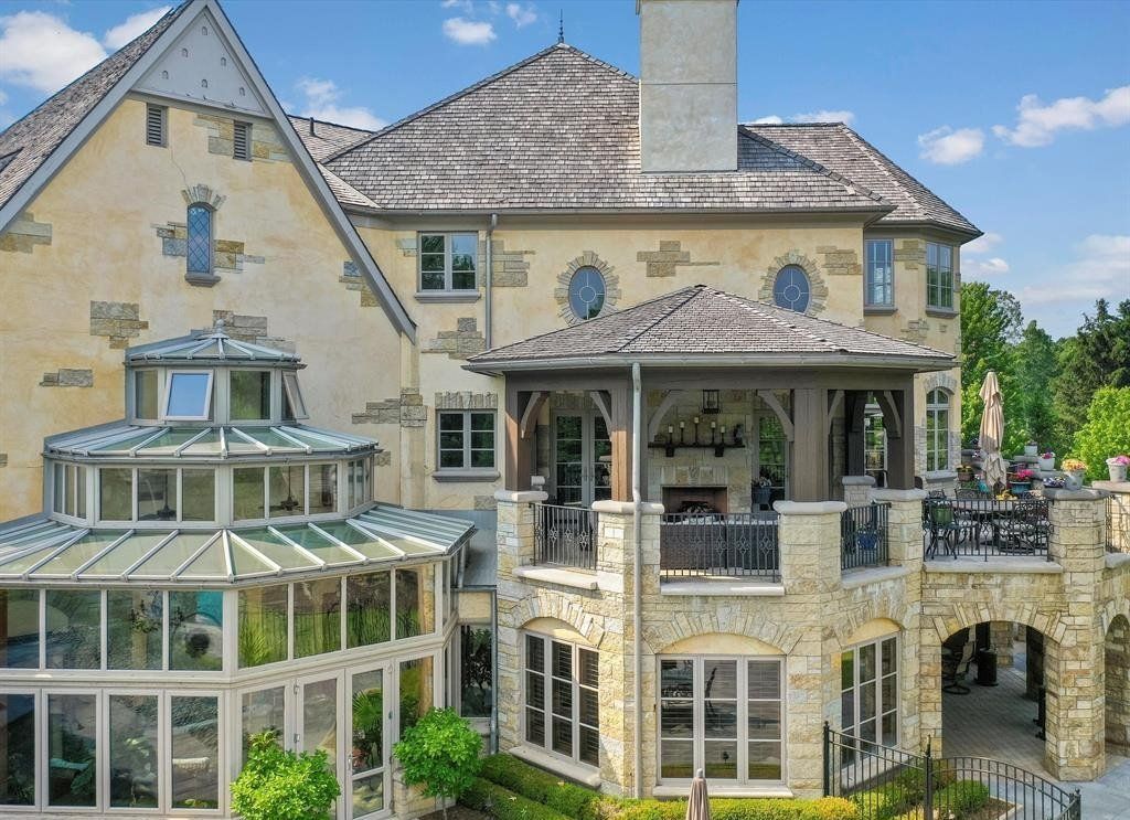 Captivating Entertainment Haven: Normandy French Tudor Estate on the Market for $6.999 Million in Michigan