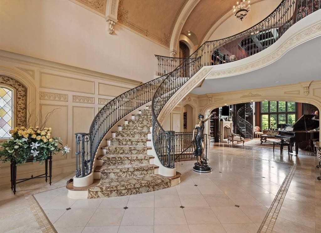 Captivating Entertainment Haven: Normandy French Tudor Estate on the Market for $6.999 Million in Michigan