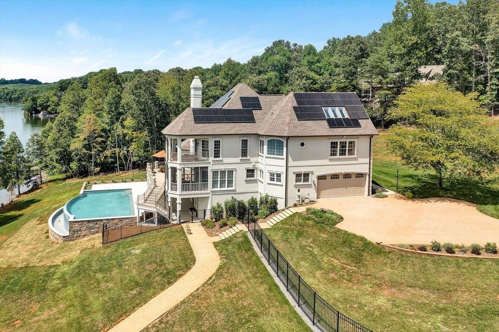 Elegant Waterfront French Country Estate with Modern Functionality in Wirtz, Virginia Offered at $2.75 Million