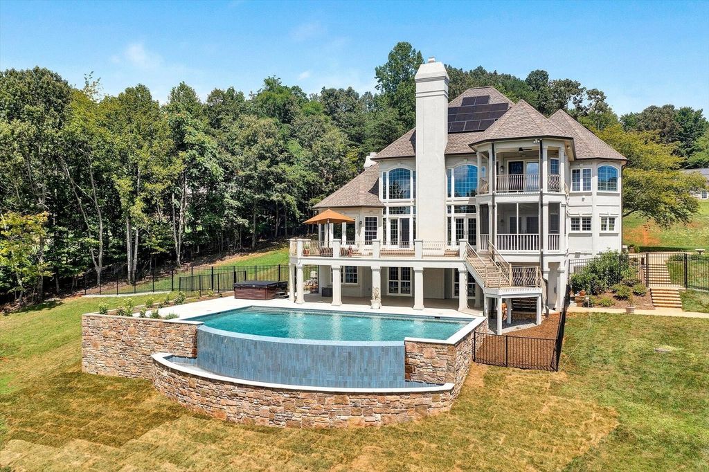 Elegant Waterfront French Country Estate with Modern Functionality in Wirtz, Virginia Offered at $2.75 Million