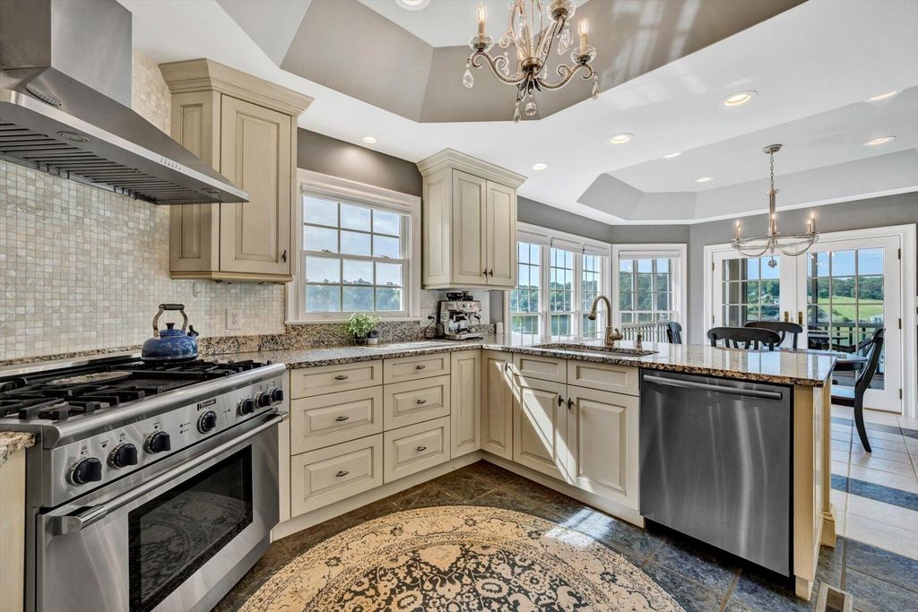 Elegant Waterfront French Country Estate with Modern Functionality in Wirtz, Virginia Offered at $2.75 Million