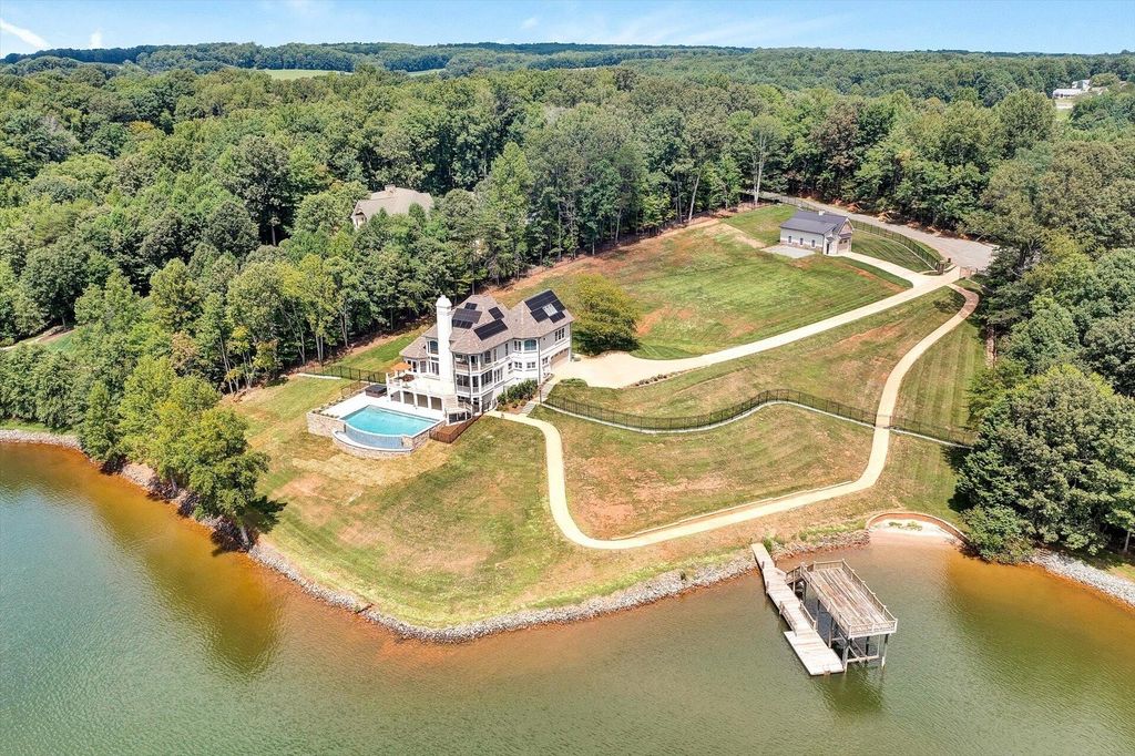 Elegant Waterfront French Country Estate with Modern Functionality in Wirtz, Virginia Offered at $2.75 Million