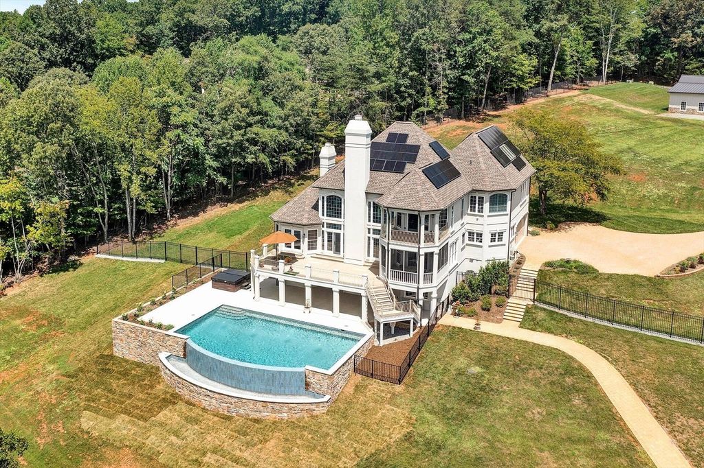 Elegant Waterfront French Country Estate with Modern Functionality in Wirtz, Virginia Offered at $2.75 Million
