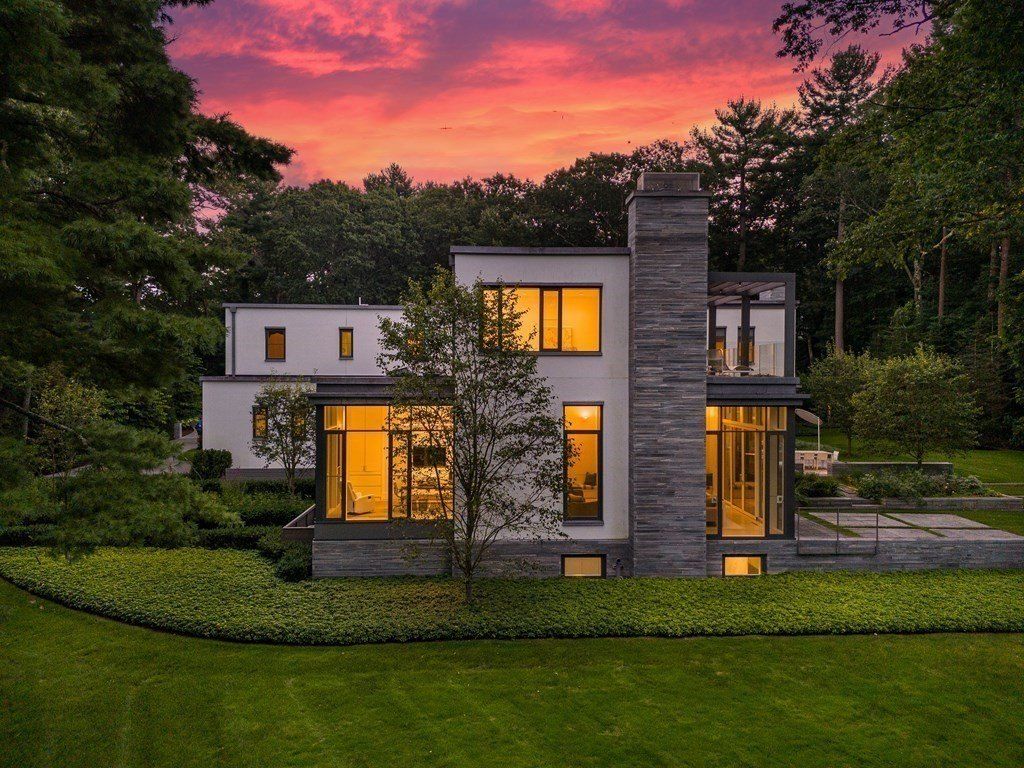 Exquisite Contemporary 2-Acre Estate in Weston, Massachusetts Hits the Market at $12.9 Million