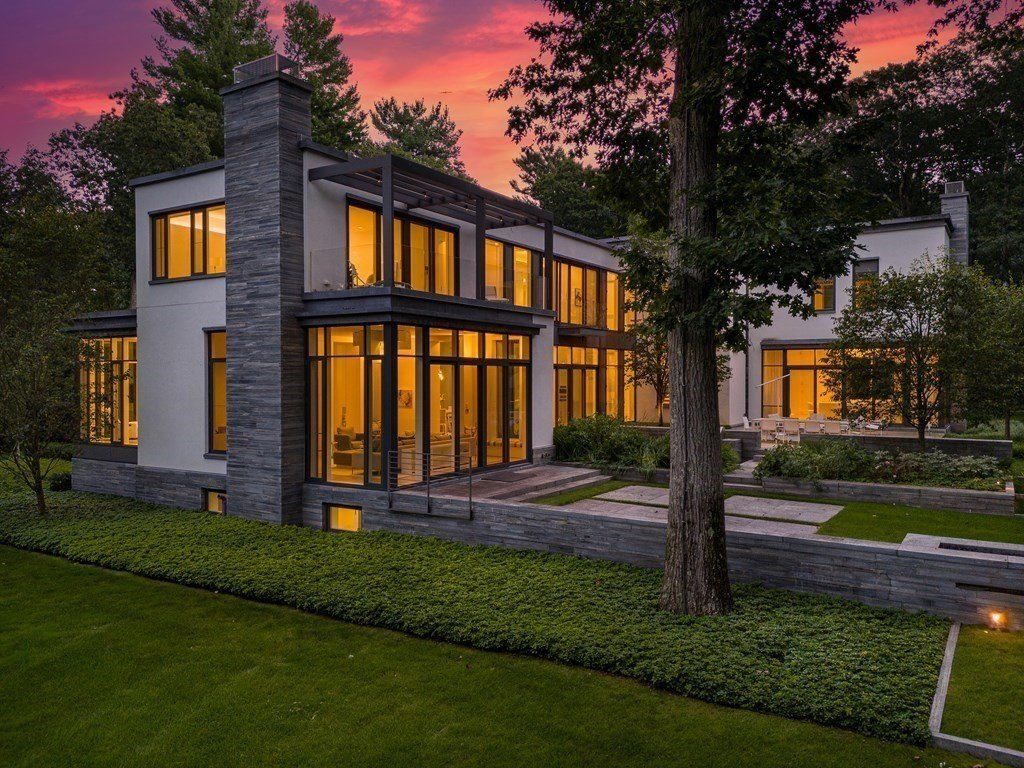 Exquisite Contemporary 2-Acre Estate in Weston, Massachusetts Hits the Market at $12.9 Million