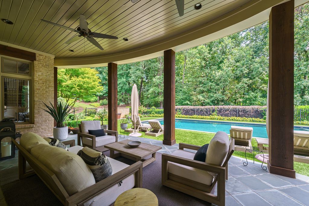 French Country Estate Seamlessly Integrates Style, Privacy, and Flexibility in Johns Creek, Georgia Listed at $3.45 Million