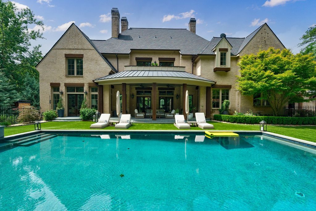 French Country Estate Seamlessly Integrates Style, Privacy, and Flexibility in Johns Creek, Georgia Listed at $3.45 Million