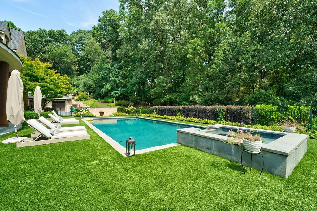 French Country Estate Seamlessly Integrates Style, Privacy, and Flexibility in Johns Creek, Georgia Listed at $3.45 Million