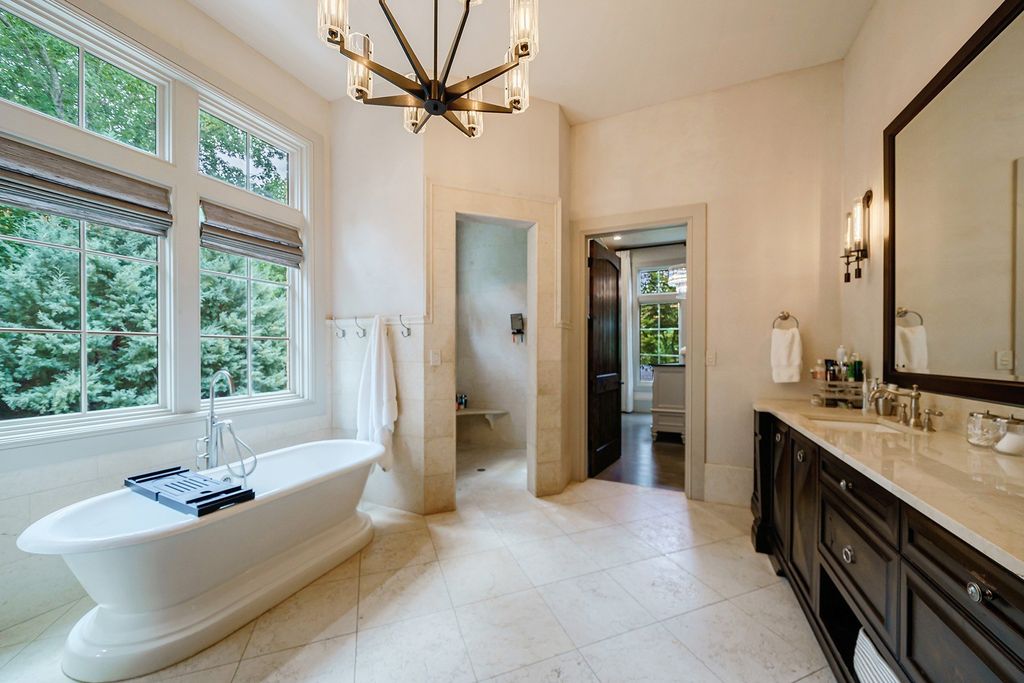French Country Estate Seamlessly Integrates Style, Privacy, and Flexibility in Johns Creek, Georgia Listed at $3.45 Million