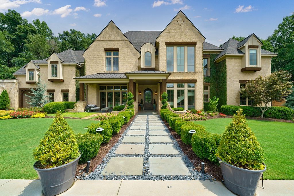 French Country Estate Seamlessly Integrates Style, Privacy, and Flexibility in Johns Creek, Georgia Listed at $3.45 Million
