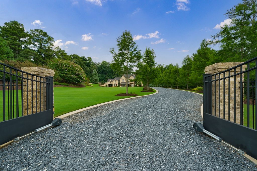 French Country Estate Seamlessly Integrates Style, Privacy, and Flexibility in Johns Creek, Georgia Listed at $3.45 Million