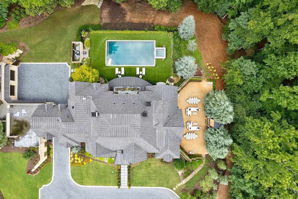 French Country Estate Seamlessly Integrates Style, Privacy, and Flexibility in Johns Creek, Georgia Listed at $3.45 Million