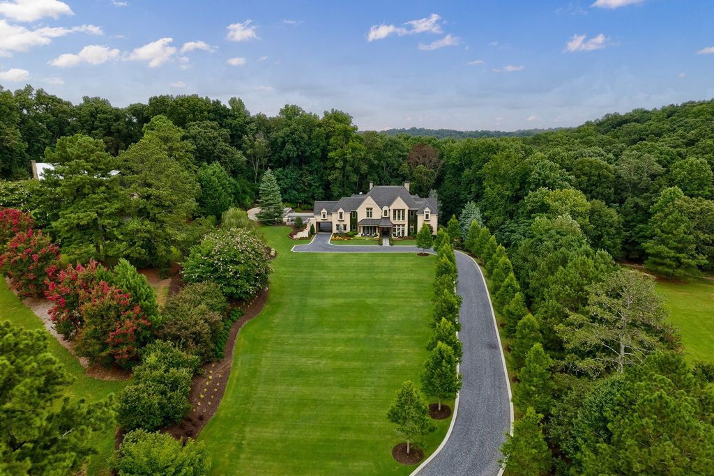 French Country Estate Seamlessly Integrates Style, Privacy, and Flexibility in Johns Creek, Georgia Listed at $3.45 Million