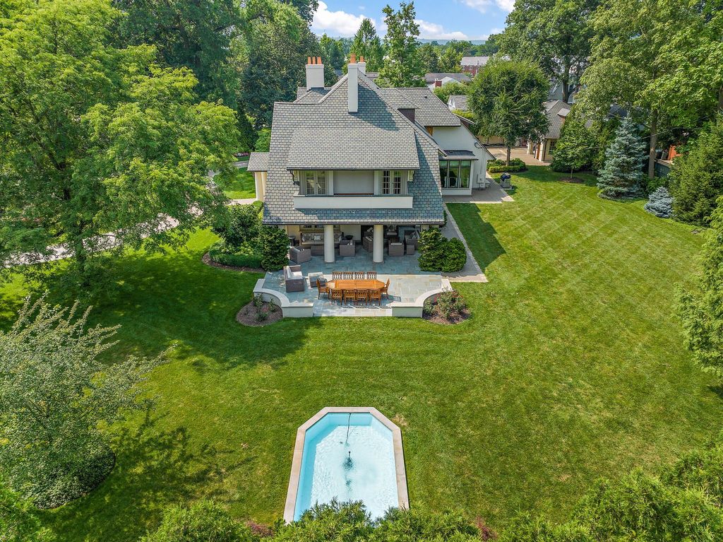 Harmonizing Timeless Charm with Modern Elegance: A French Tudor Masterpiece in Sewickley, Pennsylvania, Offered at $4.75 Million