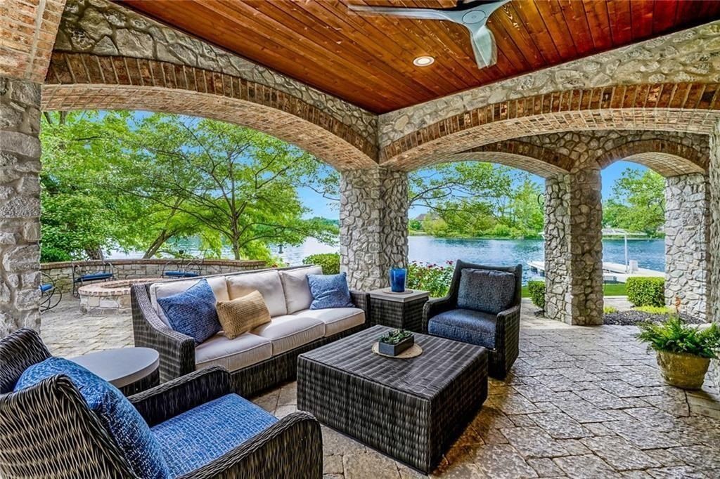 Impeccable Waterfront Estate with Mesmerizing 360-Degree Views in McCordsville, Indiana Listed at $2.7 Million