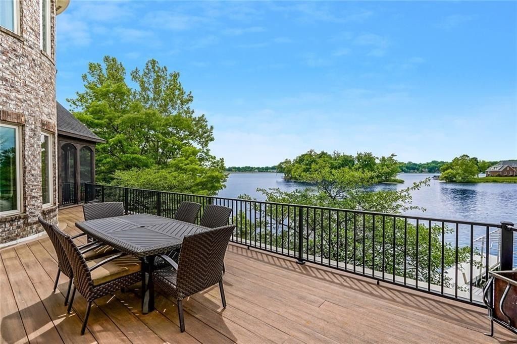 Impeccable Waterfront Estate with Mesmerizing 360-Degree Views in McCordsville, Indiana Listed at $2.7 Million