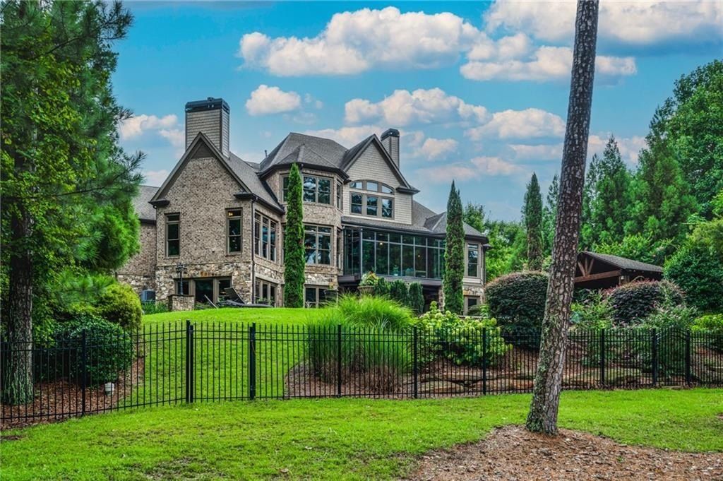 Luxurious Home Offering an Enchanting Ambiance by the Lakeside in Acworth, Georgia Priced at $2 Million