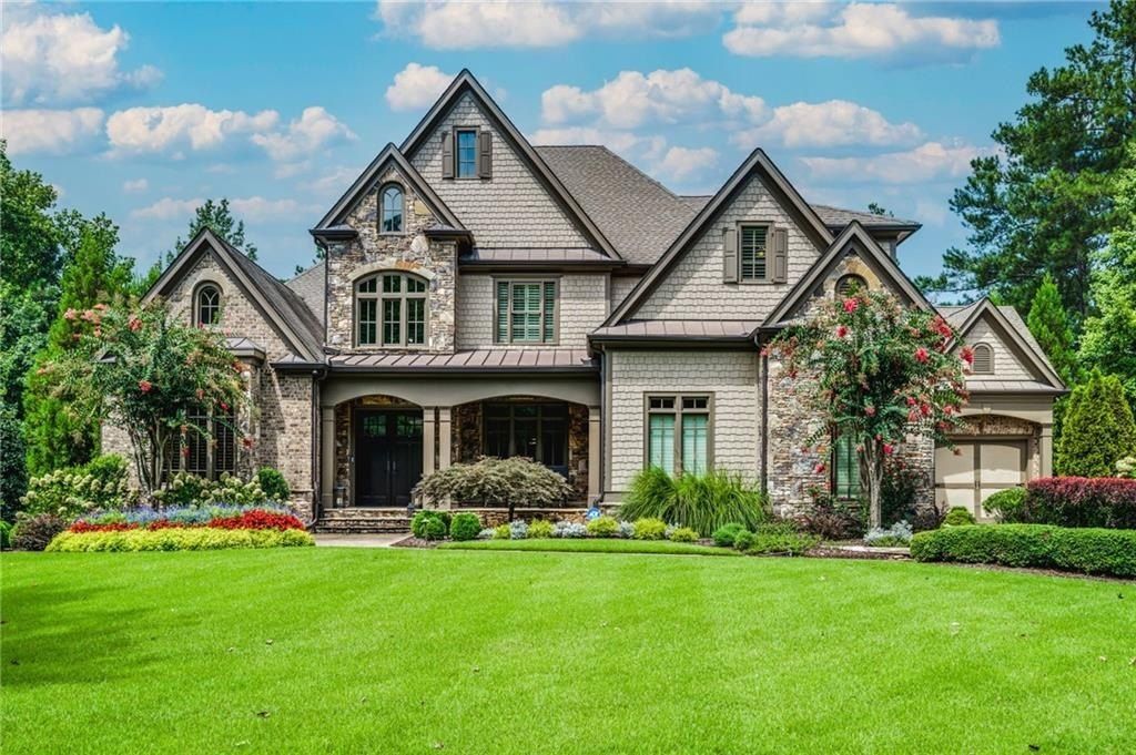 Luxurious Home Offering an Enchanting Ambiance by the Lakeside in Acworth, Georgia Priced at $2 Million