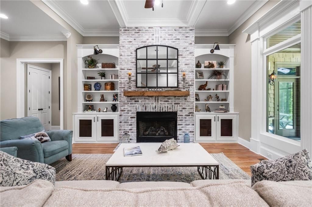 Luxurious Home Offering an Enchanting Ambiance by the Lakeside in Acworth, Georgia Priced at $2 Million