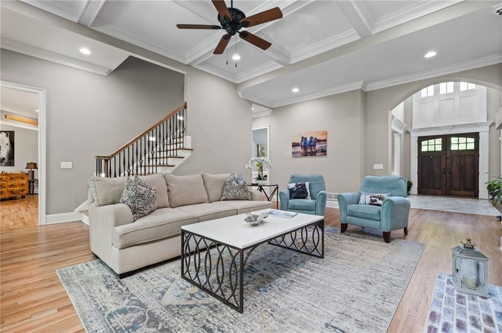 Luxurious Home Offering an Enchanting Ambiance by the Lakeside in Acworth, Georgia Priced at $2 Million
