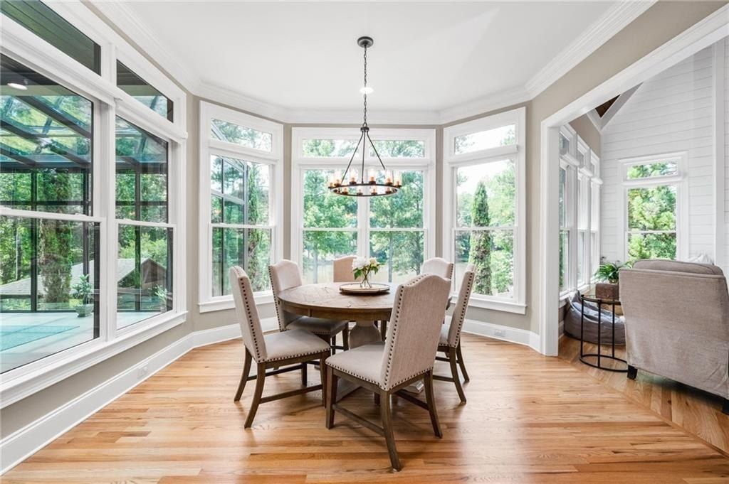 Luxurious Home Offering an Enchanting Ambiance by the Lakeside in Acworth, Georgia Priced at $2 Million