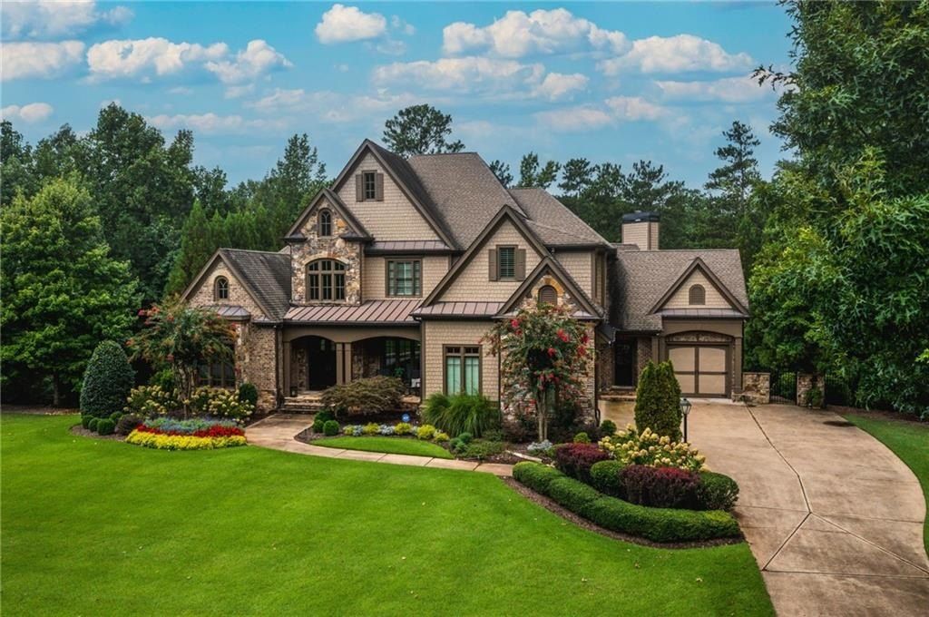 Luxurious Home Offering an Enchanting Ambiance by the Lakeside in Acworth, Georgia Priced at $2 Million
