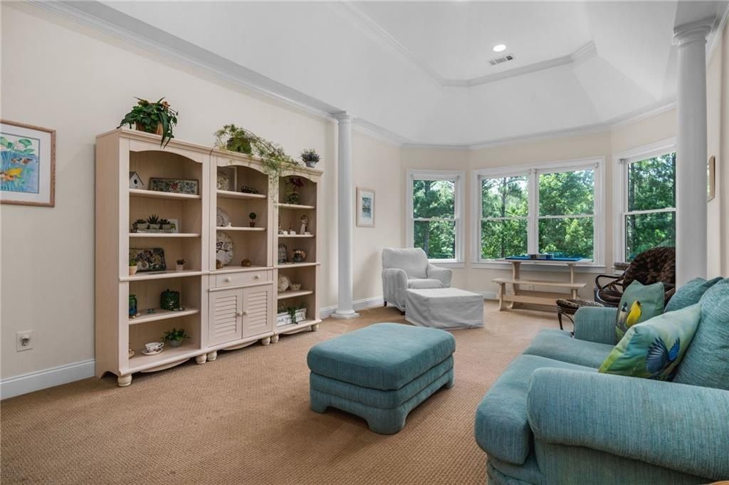 Luxurious Home Offering an Enchanting Ambiance by the Lakeside in Acworth, Georgia Priced at $2 Million