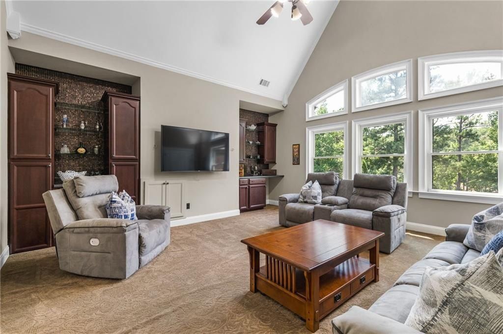 Luxurious Home Offering an Enchanting Ambiance by the Lakeside in Acworth, Georgia Priced at $2 Million