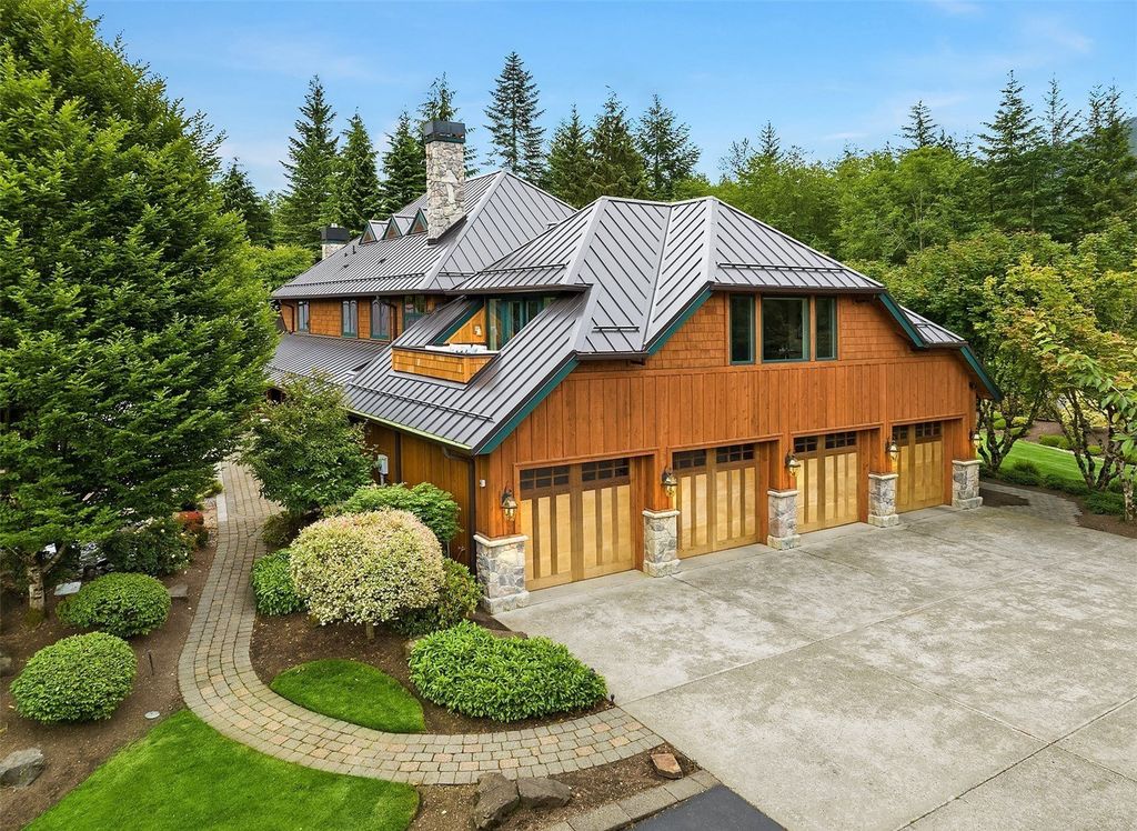 Luxurious Uplands Home in North Bend, Washington with Breathtaking Views of Mt. Si Listed at $3.75 Million