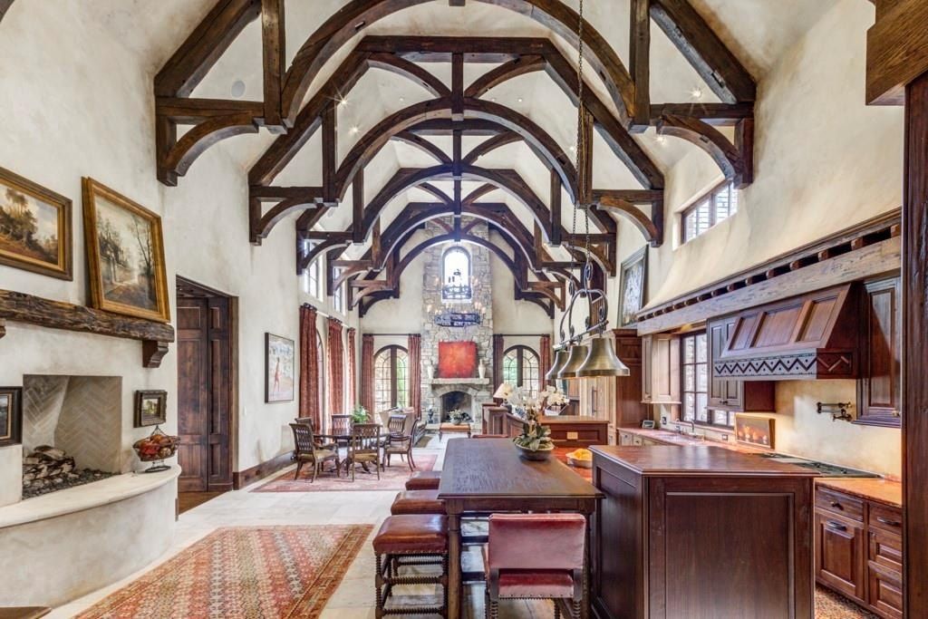 Sandy Springs Architectural Gem: Magnificent $12.995 Million Symmetrical Stone Masterpiece