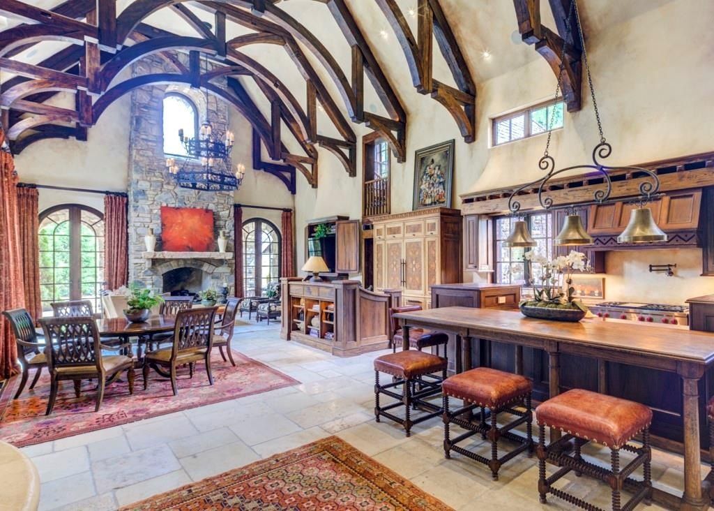 Sandy Springs Architectural Gem: Magnificent $12.995 Million Symmetrical Stone Masterpiece
