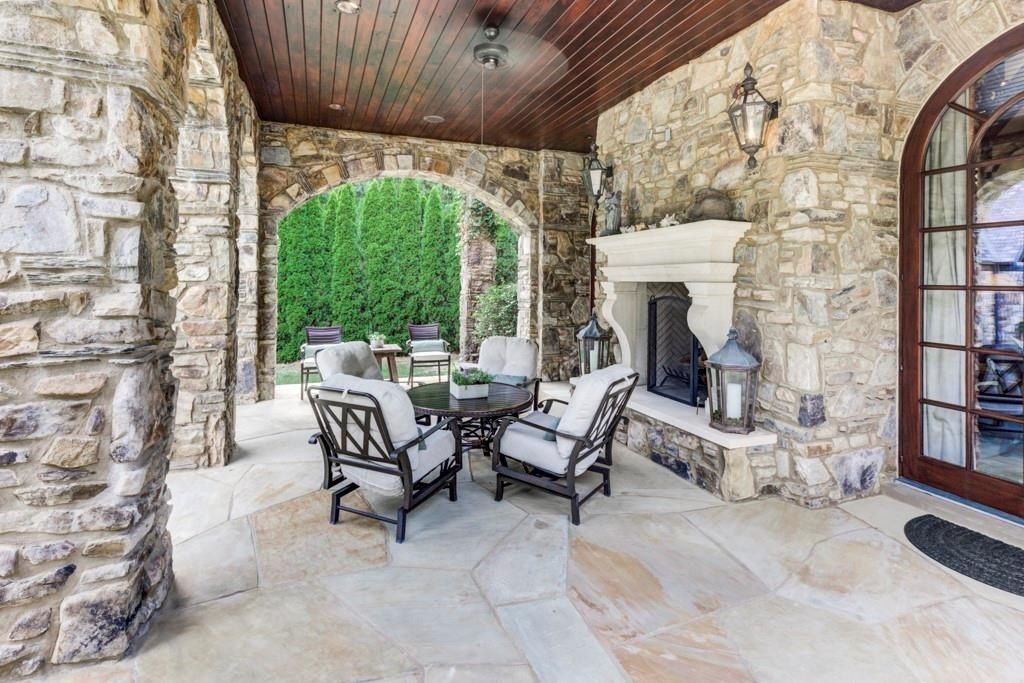 Sandy Springs Architectural Gem: Magnificent $12.995 Million Symmetrical Stone Masterpiece