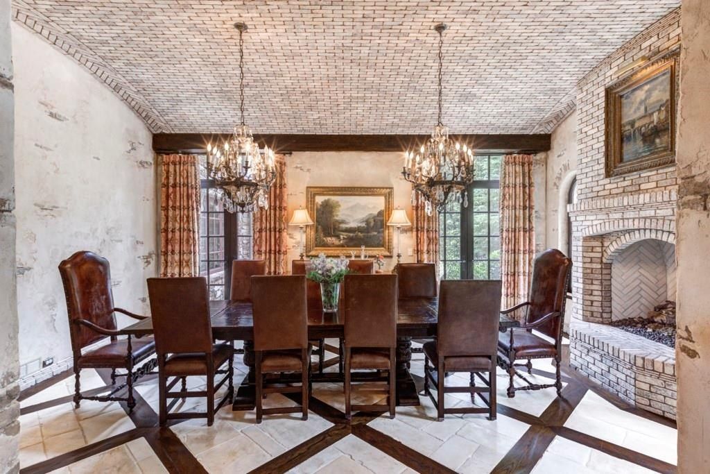 Sandy Springs Architectural Gem: Magnificent $12.995 Million Symmetrical Stone Masterpiece