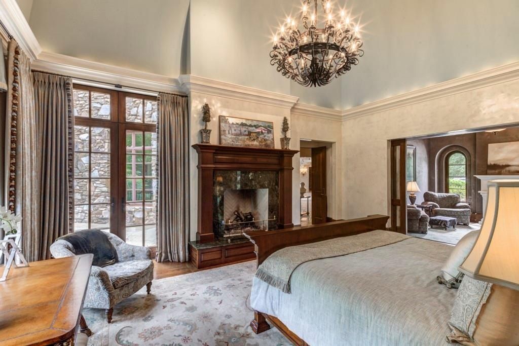 Sandy Springs Architectural Gem: Magnificent $12.995 Million Symmetrical Stone Masterpiece