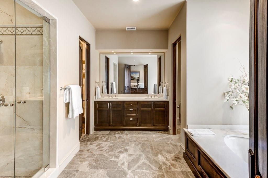 Sandy Springs Architectural Gem: Magnificent $12.995 Million Symmetrical Stone Masterpiece