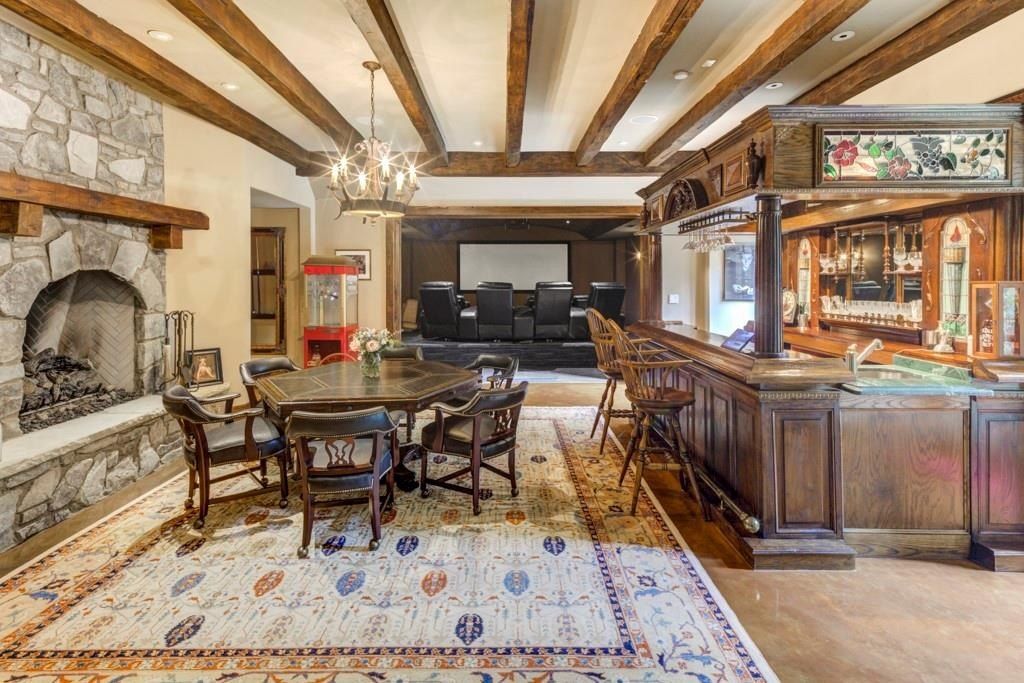Sandy Springs Architectural Gem: Magnificent $12.995 Million Symmetrical Stone Masterpiece