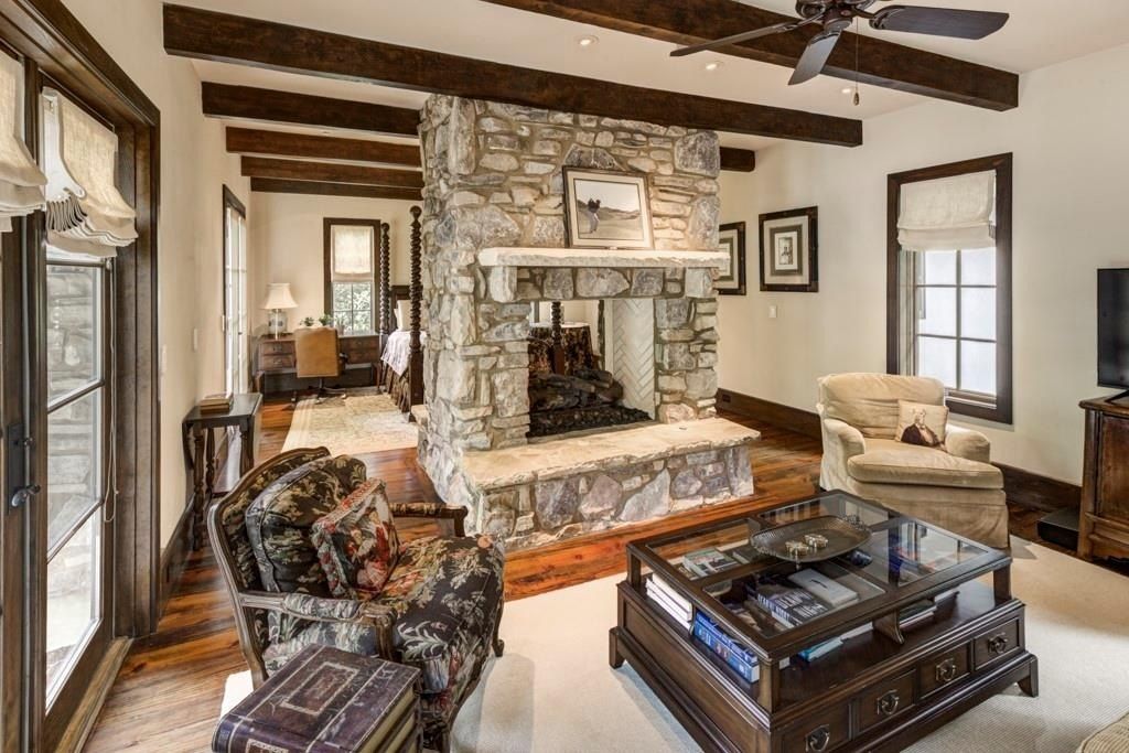 Sandy Springs Architectural Gem: Magnificent $12.995 Million Symmetrical Stone Masterpiece