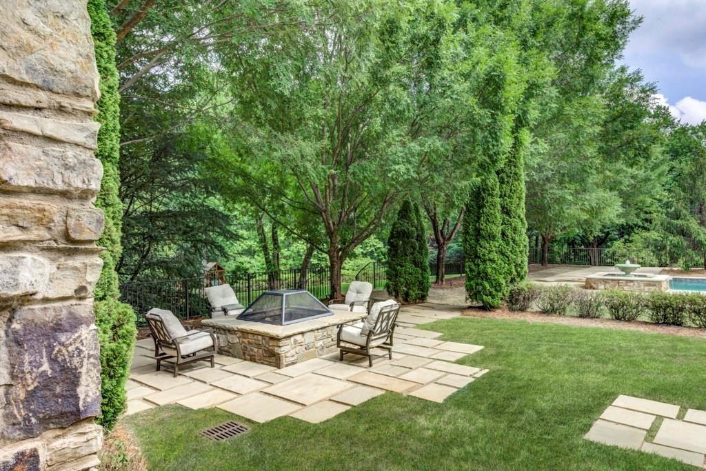 Sandy Springs Architectural Gem: Magnificent $12.995 Million Symmetrical Stone Masterpiece