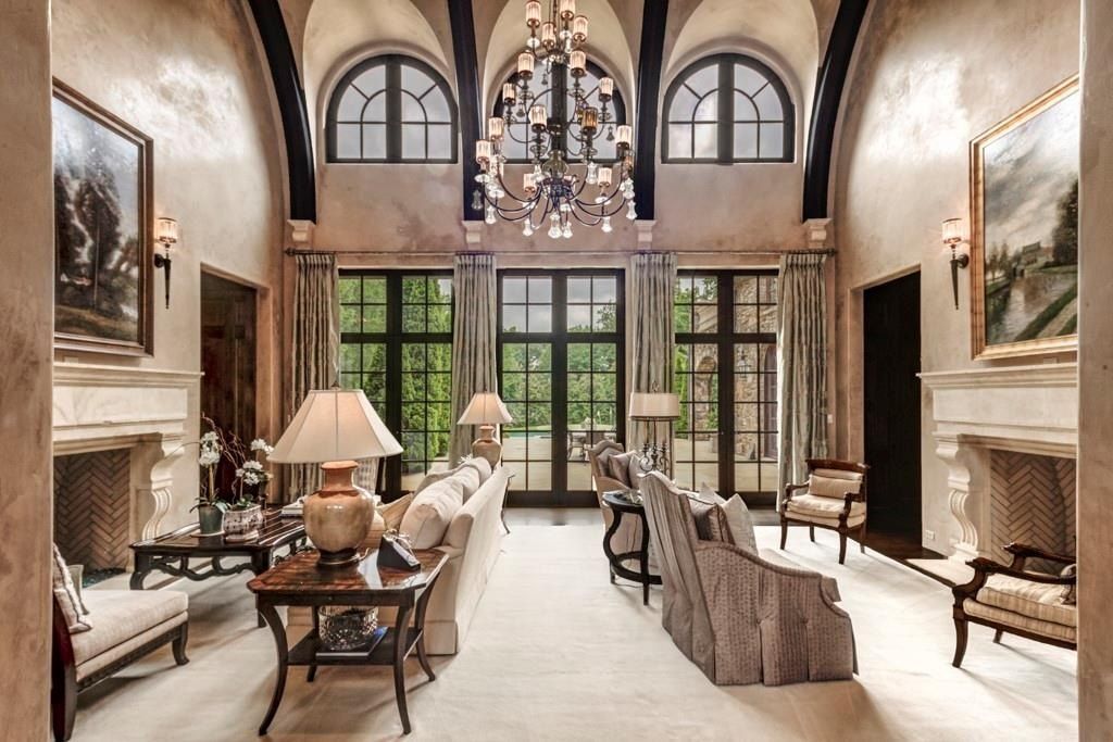 Sandy Springs Architectural Gem: Magnificent $12.995 Million Symmetrical Stone Masterpiece