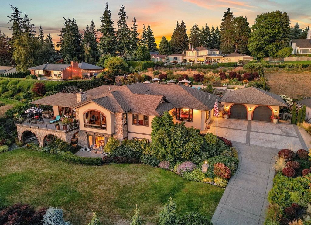 Bellingham, Washington's Mediterranean Retreat: Captivating Views and Elegant Living for $3,895,444