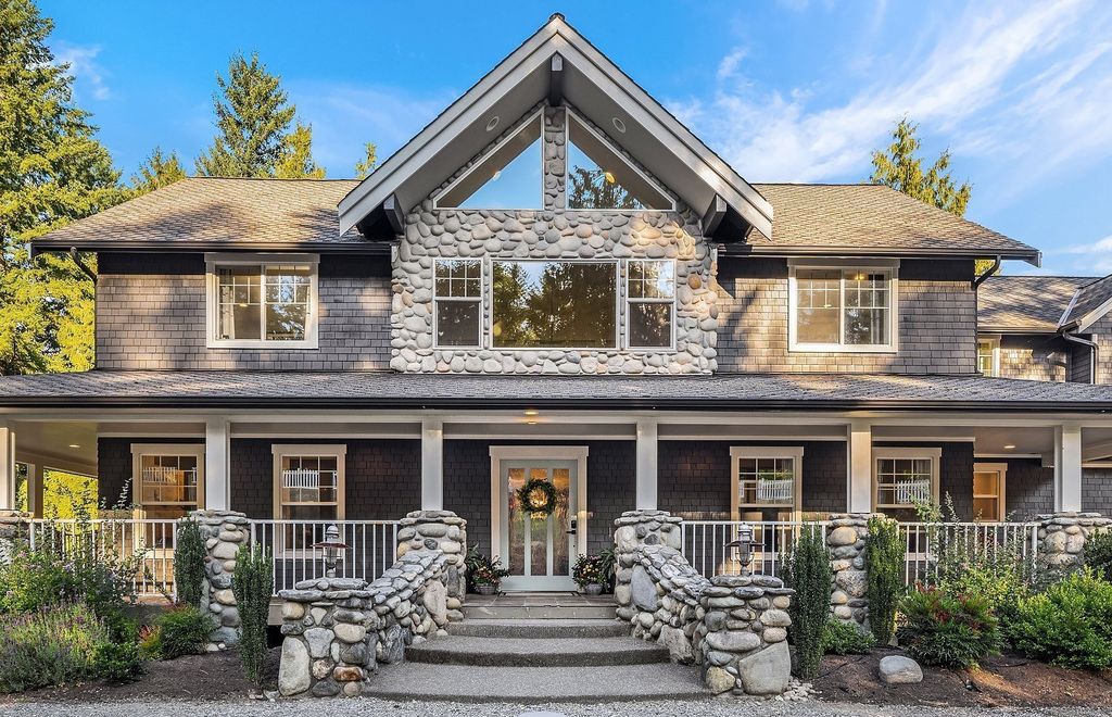 Secluded Tranquility Redefined: Quintessential Northwest Living Home in Washington, Listed at $2.2 Million