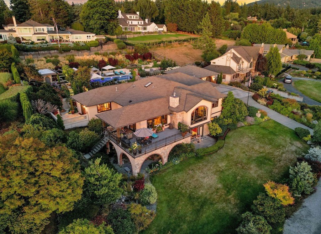 Bellingham, Washington's Mediterranean Retreat: Captivating Views and Elegant Living for $3,895,444