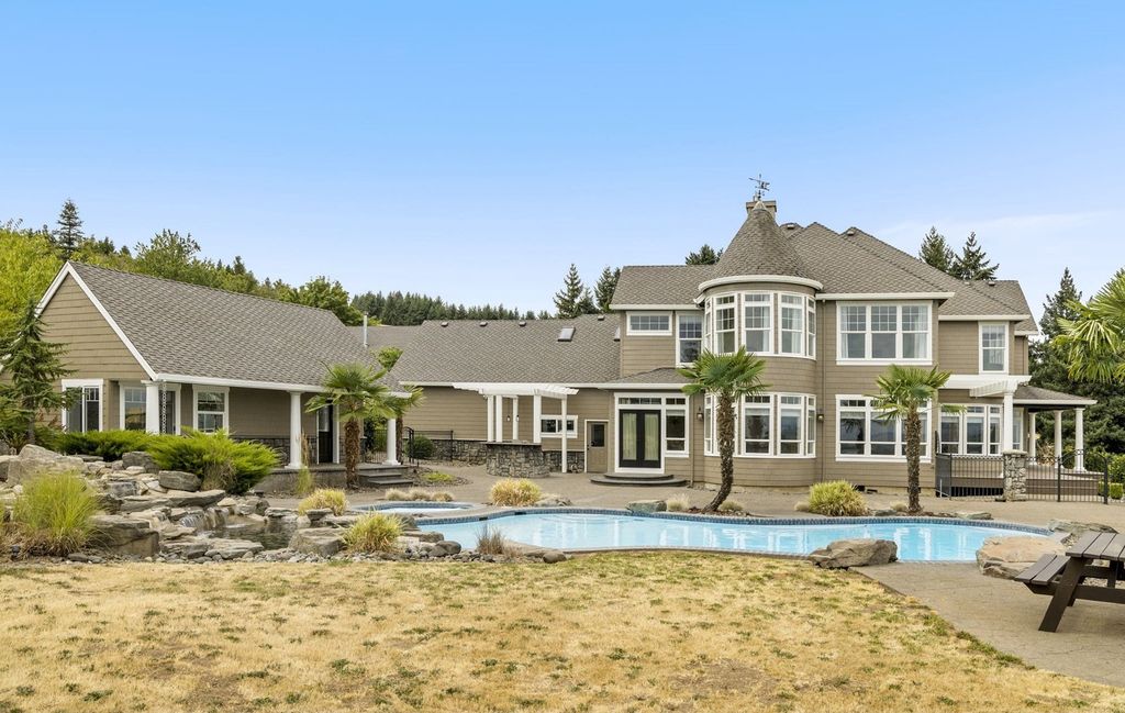 Tranquil Dream Home with Panoramic Mountain Views in Cornelius, Oregon Priced at $6.995 Million
