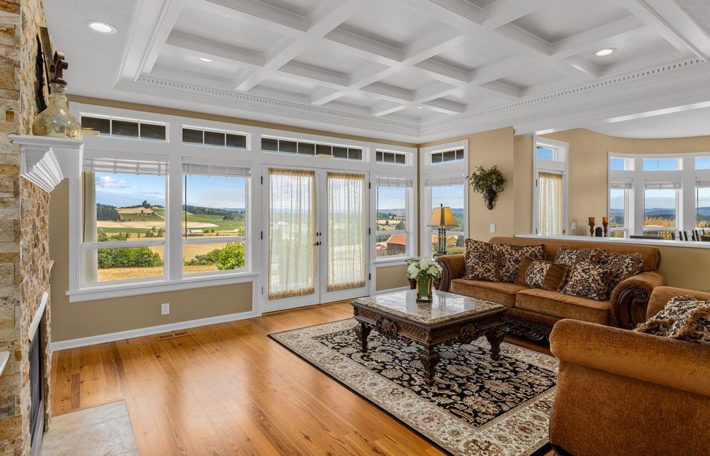 Tranquil Dream Home with Panoramic Mountain Views in Cornelius, Oregon Priced at $6.995 Million