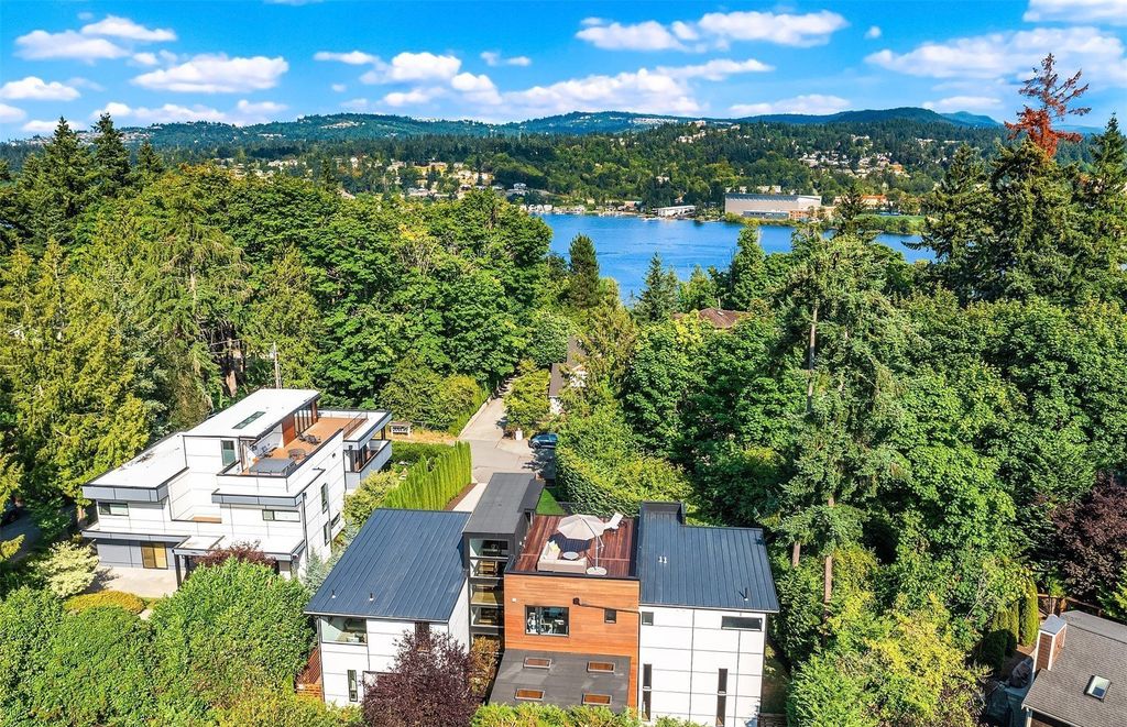 Tranquil Oasis: Contemporary Home on Mercer Island, Washington, Now Available for $3.85 Million