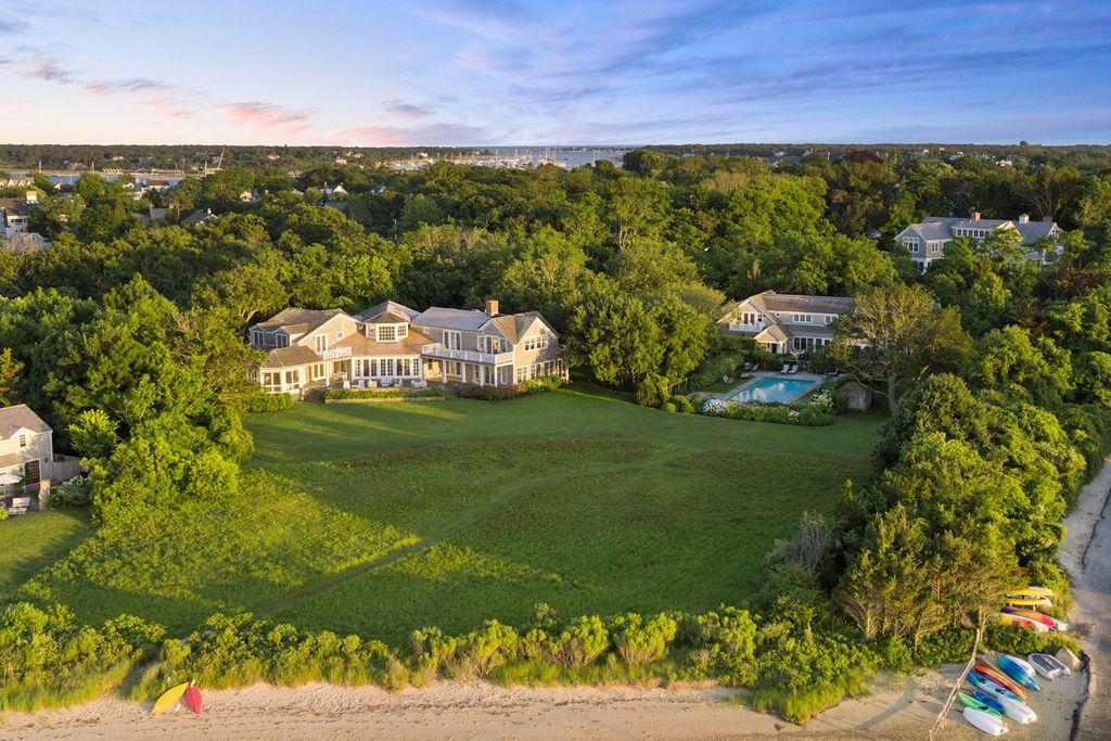 Tranquil Waterside Retreat: Edgartown, Massachusetts Private Compound Available at $20.5 Million
