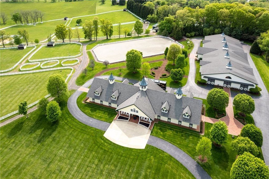 Unveiling 'Oak Grove': Magnificent Equestrian Estate Showcasing a  European-Style Mansion in Pennsylvania, Offered at $28.876 Million